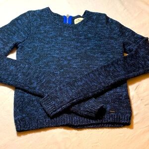 Hollister Dark Blue Knit Sweater